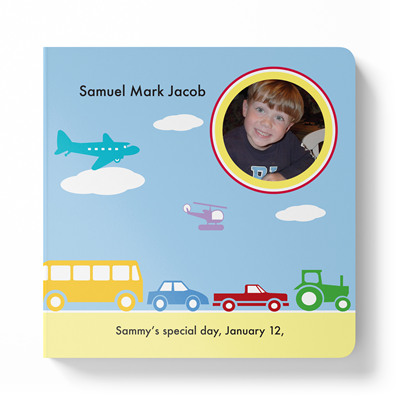 Cars, Trains, Planes, and Trucks Board Book