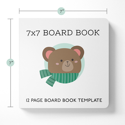 MP  Advanced Board Book - 7x7 - 12 Page