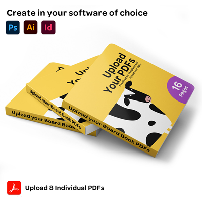 Print 25-50 Small Batch Board Books - Upload your PDFs