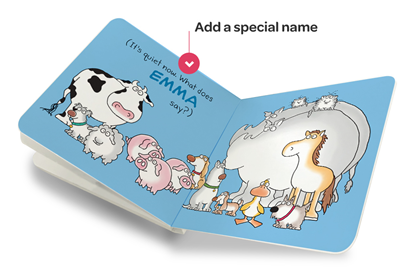 Personalized Sandra Boynton Moo Baa La La La Board Book