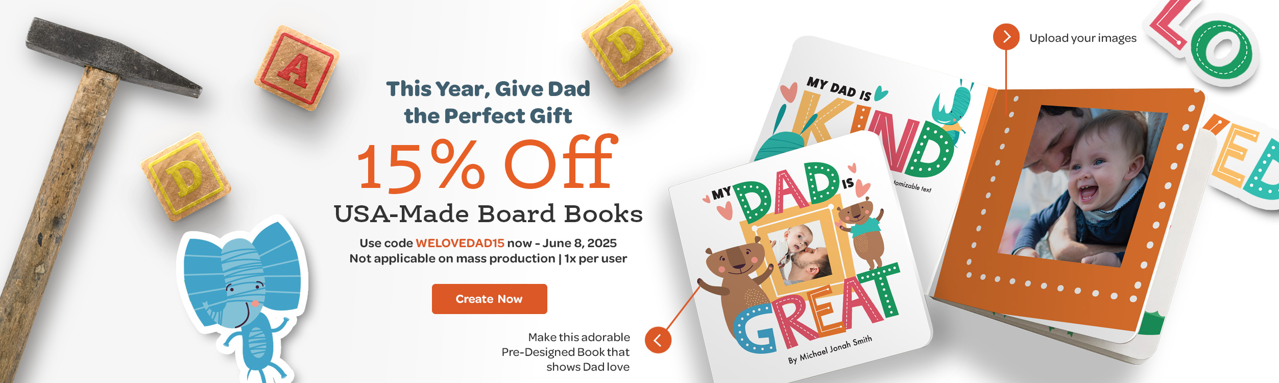 Design a My Dad is Great Board Book