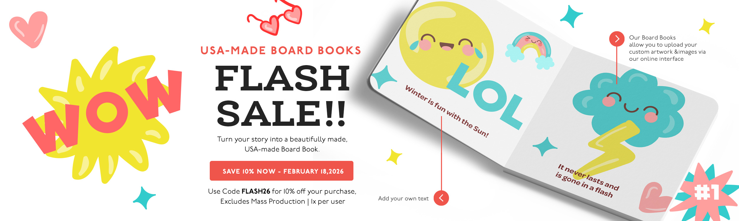 Flash Board Book Sale